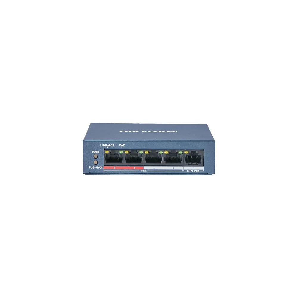 HIKVISION DS-3E0105P-E/M PoE 4-port + 1-Port Uplink Switch